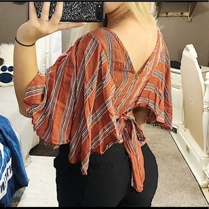 Cross Back Blouse